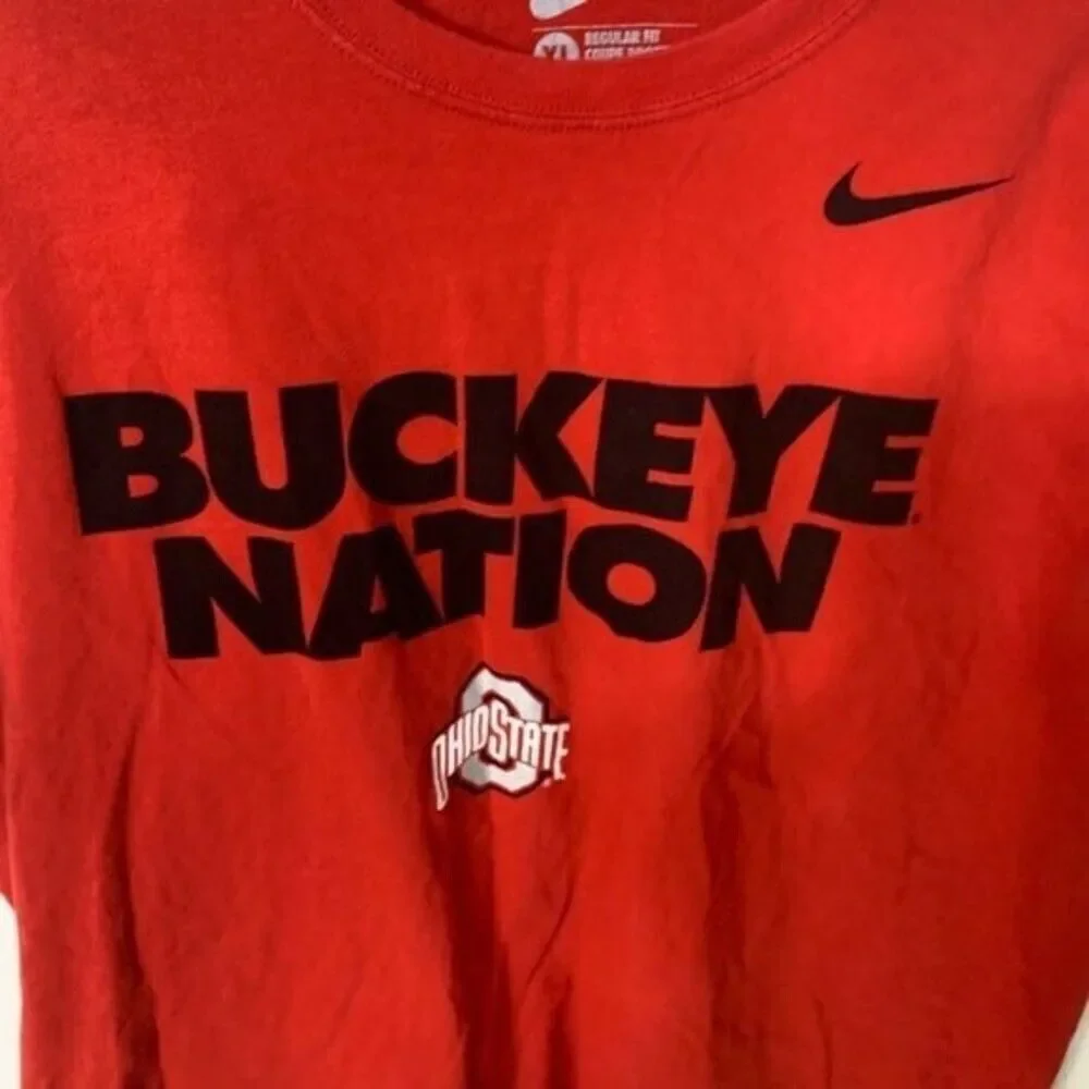 NIKE | red buckeye nation short sleeve tee